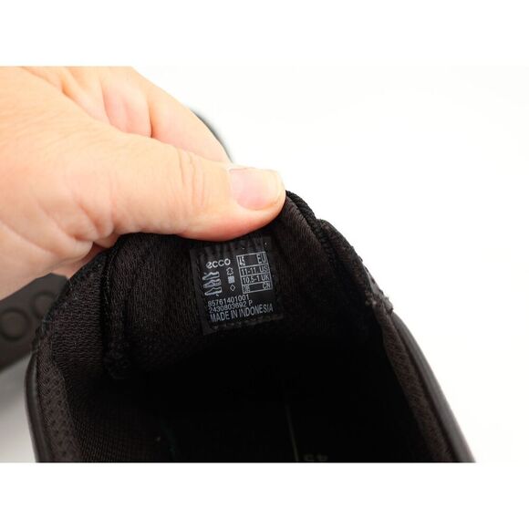 Ecco Soft Classic M Sneakers Mens Size 45 EU 11 - 11.5 US Black Leather Shoes - Picture 9 of 12